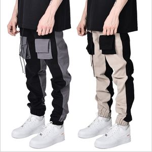Men's Pant Trousers Overalls Autumn and Spring Tide Brand Loose Feet Straight Sports Casual Long Pants Foreign Trade