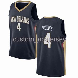 Herren Damen Jugend JJ Redick #4 Swingman Trikot mit individuellem Namen und beliebiger Nummer genäht