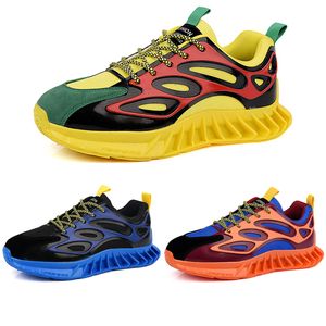Üst Açık Koşu Ayakkabıları Erkekler Kadınlar Yeşil Mavi Turuncu Sarı Moda Erkek Eğitmenler Bayan Spor Sneakers Yürüyüş Runner Ayakkabı