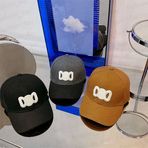 Designerbollkepsar Mångsidig hatt Modehattar Cool klassisk baseball lapptäckekeps för man kvinna Populär 3 färger högsta kvalitet