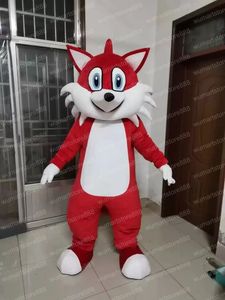 Wydajność Czerwony Fox Maskotki Kostiumy Halloween Fantazyjny Party Dress Character Carnival Xmas Easter Reklama Birthday Party Costume Strój