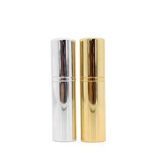 5ml pulverizador de alumínio transparente frasco de perfume frasco de frasco de pulverizador portátil contêiner cosmético vazio com pulverizador de alumínio