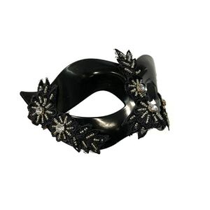 Party Masks H3404 Simple Men Black Mask Ball Venetiaanse kostuums Carnaval Accessoires Dames Masquerade Cosplay Anonymous Fashion