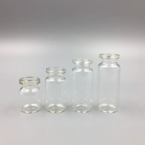 2021 Nowy 5 7 10 15 20 ML Clear Glass Cork Butelka Miniaturowa szklana butelka fiolka z korkiem puste słoiki próbek małe