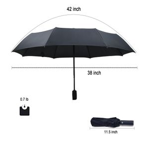 Pffy kleine vouwende rugzakparaplu voor regen - mannen en vrouwen