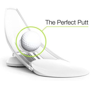 Tryck Putt Trainer Golf Puting Aid Hole Putt Out Practice Training - Perfekt din golf sätta