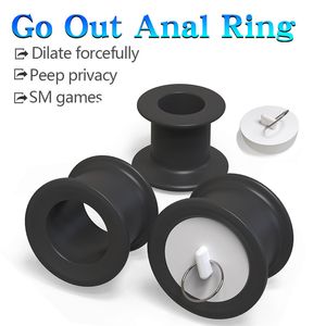 yutong Hollow Anal Plug Tunnel Sleeve/Chastity/Enema/Ring/ Shower/Dilator/Massager prostate Ass Cleaner Buttplug Intimate Goods