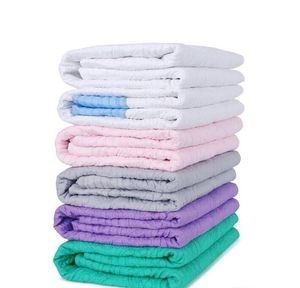 2021 Baumwollrohlinge Decke Großhandel Rohlinge gewellte gesteppte Babydecke Duschbezug Geschenk für Baby gratis