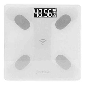 Smart Body Scale Digital Scales for Ciała Masa Bluetooth LED Screen Screen Composition z aplikacją Smartphone H1229