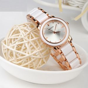 Senda Brand Mother Pearl Shell Trendy Quartz Womens Watch Delicate Students Watches Smycken Buckle Ladies Wristwatches