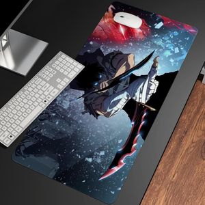Wholesale edge hd for sale - Group buy Mouse Pads Wrist Rests Anime Upgrade Alone Beautiful Pattern Large Gaming Desk Pad Lovely HD Print Computer Gamer Locking Edge Gift