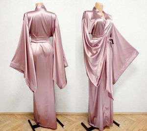 Rosa Braut Prom Kleid Bademantel Nachtwäsche Nachthemd Party Bademäntel Pyjamas Robe Braut Bad Roben Frauen Pyjamas