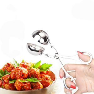 Altri utensili da cucina Pratico pratico comodo produttore di polpette di polpette in acciaio inox farcito fai da te pesce di pesce carne palla di riso utile RH01520