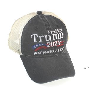 Donald Trump 2024 Cap Embroidered Baseball Hat With Adjustable Strap 5 colors CCA7282