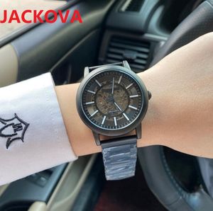 Top marca famosa relógio automático movimento completo aço inoxidável 41mm 2813 mecânico oco esqueleto skeleton dial grande moda negócio self-vento relógios de pulso presente