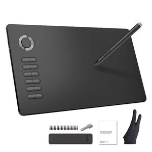 VEIKK A15 Drawing Tablet 10x6 inch Graphic Pen Pad with Battery-Free Passive Stylus 12 Shortcut Keys