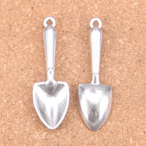 18st Antik Silver Bronze Plated Shovel Spade Trowel Gardening Charms Pendant DIY Halsband Armband Bangle Findings 51mm