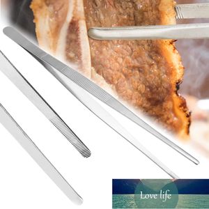 Pinze da cucina lunghe 30 cm in acciaio inossidabile Pinzette da cucina diritte Pinze per alimenti Multi modellismo fai-da-te Saldatura Barbecue BBQ Supplie Prezzo di fabbrica design esperto