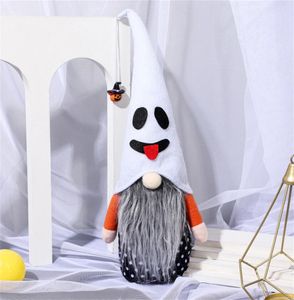 Toptan Ev Bahçe Şenlikli Cadılar Bayramı Cüceler Peluş Dekor Hayalet Kabak Tomte El Yapımı Craft İsveç Şapka Gnome İskandinav Süsleme