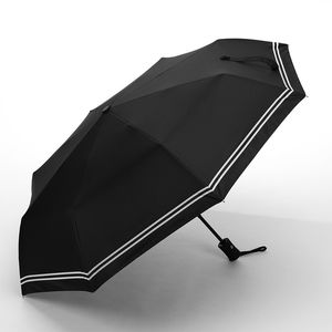 Trefaldig vindtät Fullt automatisk regnparaply Dubbel Använd Sun Paraplyer Parapluie för män och kvinnor