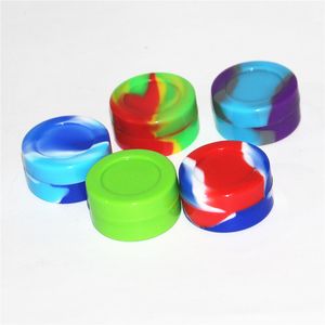 Scatole di stoccaggio per contenitori di olio di silicone Tappi di carburo di bolle di vetro per fumare Flat Top Quartz Banger Chiodi Tubi d'acqua Bong Pipe Dab Rigs