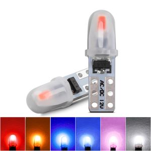 10PCS T5 3014 2 SMD Auto Dashboard Lichter Kennzeichen Licht Lesen Instrument Panel Lampe Innen Licht Keine Polarität weiß 12V