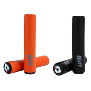 Bike Handlebars &Components 4X ODI MTB Bicycle Grip Silicone Handlebar Grips -Absorbing Soft Mountain Orange & Black