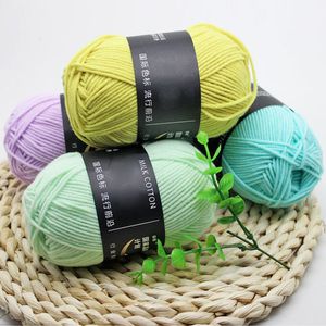 Soft Hand Knitting Supplies Colors Knit Blanket Toy Wool Crochet Yarn g DIY Sweater Milk Cotton Yarn Anti Static