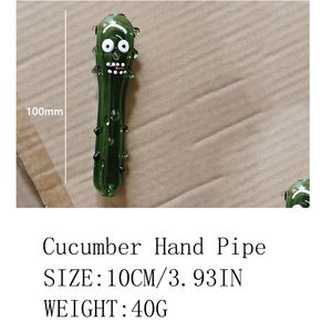 Smoke Pipe Bong Pyrex Spoon Funny Pick Heady Tobacco 100 mm Glass Cucumber Smoking Accessories for Bongs