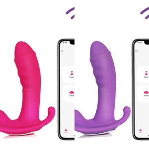 Nxy Vibrators Носит Dildo App Bluetooth Секс-игрушки для взрослых Оргазм Мастурбатор Беспроводной пульт дистанционного управления для женщин трусики 1120