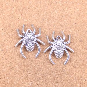 43 Stück Antik Silber Bronze vergoldet Spinne Arachnic Charms Anhänger DIY Halskette Armband Armreif Erkenntnisse 28*25mm