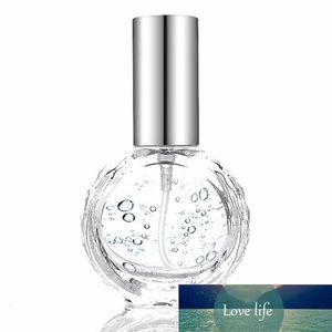 Moda 10ml mini portátil claro curso de perfume frasco recarregável atomizador de vidro de armazenamento de vidro vazio organizador