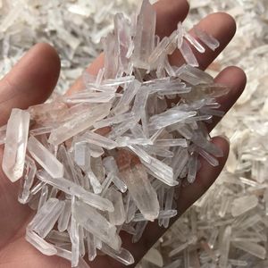 Dekorativa Objekt Figurer 150-170pcs Lot Natural Clear Quartz Crystal Points 1 / 2LB Terminated Wand Healing