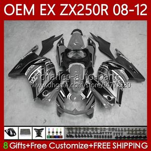 OEM-Einspritzung für KAWASAKI NINJA EX ZX 250R EX250 ZX250 R Verkleidung 2008–2012 81Nr