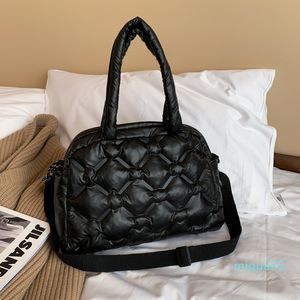 дизайнерская сумка через плечо сумки большая сумка роскошь высшего качества большая емкость кошелек женщины пуховик материал сумка леди телефон сумки