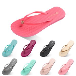 Newest Slippers women shoes Flip Flops triple white black green yellow orange pink red womens summer home outdoor Beach slide sneaker Walking Jogging Breathable