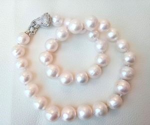 Edison Pearl Collier achat en gros de Pendentif colliers mm blanc Edison véritable collier de perles de perles d eau douce de culture de la culture de léopard