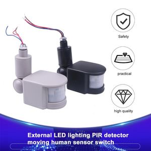 12V V Infraröd PIR Motion Sensor Degree Wall Light Switch Body Intelligent Senaste Smart Home Control