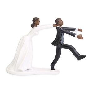 Andra festliga festförsörjningar Cake Topper Decoration Brud Groom Figurines Romantic Wedding Dessert Baking Lovely Gift