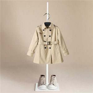 Cappotto invernale per ragazze Giacca di lana spesso per ragazze moda plaid bambini tuta sportiva autunno inghilterra vestiti adolescenti per ragazze marca Q0716