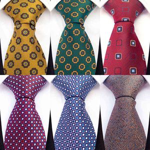 Mode män slips blomma paisley geometrisk nyhet design silke bröllop slips för män slips fest affärs presentillbehör y1229