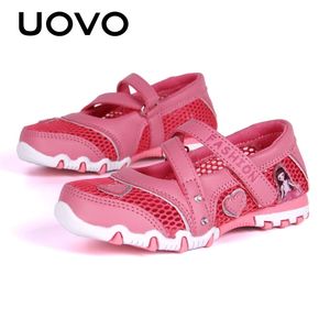 Primavera Ragazze Principessa Ballerine Traspiranti Cartoon Flats Calzature per bambini Taglia # 27-33 210329