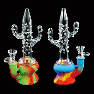 cactus water glass hookah Smoking Accessories oil rig bong pipe convenient carry