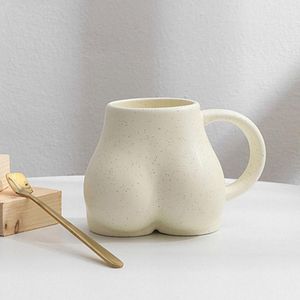 マグカップ300ml 3D楽しい尻コーヒーマグ創造的性格偽のブルパッタンミルクティージュースセラミックカップの誕生日プレゼント