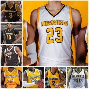 Milwaukee Panthers Basketbol Jersey NCAA Koleji Patrick Baldwin Jr. Deandre Gholston Te'jon Lucas Josh Thomas Tafari Simms Amir Allen