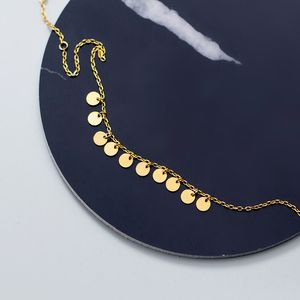 Bracciali disco d'oro 100% 925 monete d'argento gioielli Boho Charms Minimalismo vintage regalo di compleanno indiano braccialetti per le donne