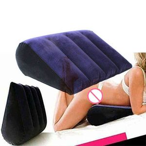 Inflatable Love Pillow Cushion Funny Love Aid Position Furniture Couple Magic Love Game Toy Improve The Chances Of Pregnancy 211110