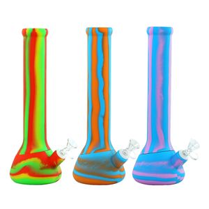 beakerﾠbong narghilè resistenti al calore Accessori per fumatori oilﾠrigﾠbongﾠpipa in silicone dab rigs ciotola per narghilè