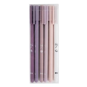 Gel Pens 6Pcs/Set Pink Pen Set 0.5mm School Stationery Office Accessories Presented