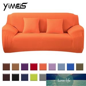 Stolskydd Soffa Couch Cover Spanex Polyester Solid Color 1-4 SEAT Elastic All-Inclusive Modern Corner Slipcover